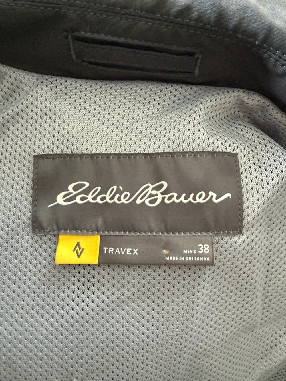Eddie Bauer Travex Men's Charcoal Lightweight Field Jacket 38 - Picture 3 of 7